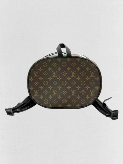 Pre - loved LOUIS VUITTON Limited Edition Brown Multicolor Backpack at Reems Closet