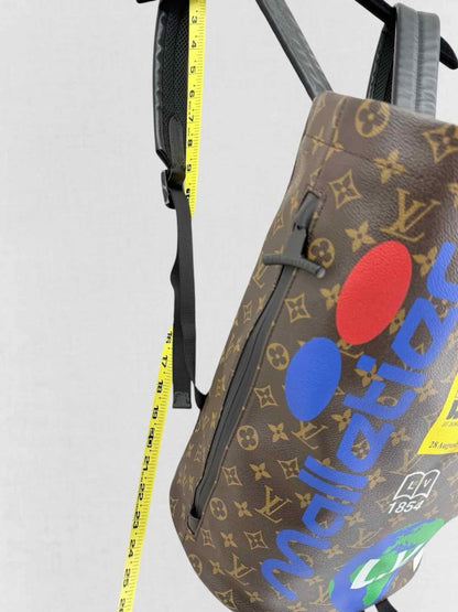 Pre - loved LOUIS VUITTON Limited Edition Brown Multicolor Backpack at Reems Closet