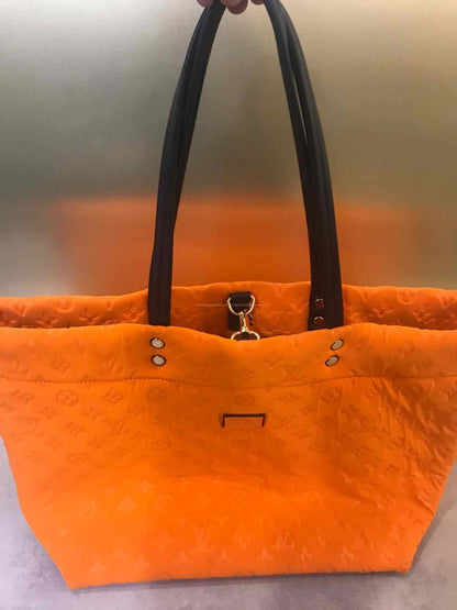 Pre - loved LOUIS VUITTON Limited Edition Orange Shoulder Bag at Reems Closet
