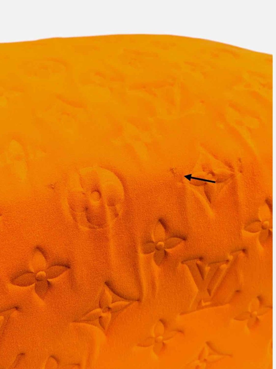 Pre - loved LOUIS VUITTON Limited Edition Orange Shoulder Bag at Reems Closet