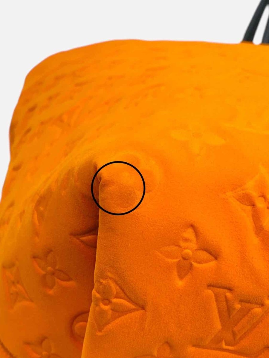 Pre - loved LOUIS VUITTON Limited Edition Orange Shoulder Bag at Reems Closet