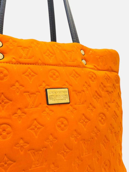 Pre - loved LOUIS VUITTON Limited Edition Orange Shoulder Bag at Reems Closet