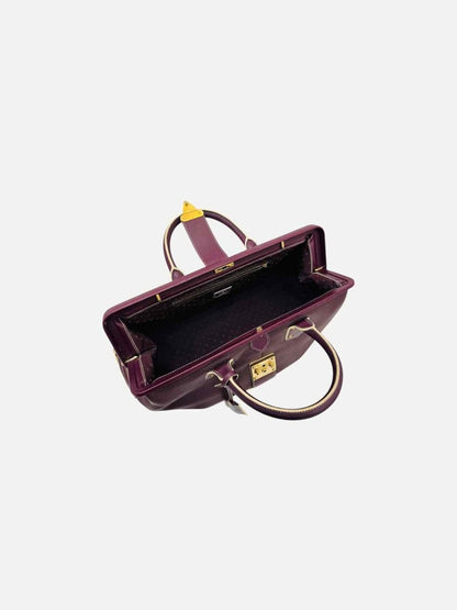 Pre - loved LOUIS VUITTON L'Ingenieux Purple Top Handle at Reems Closet