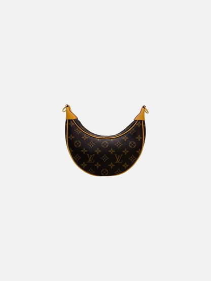 Pre - loved LOUIS VUITTON Loop Brown Monogram Shoulder Bag at Reems Closet