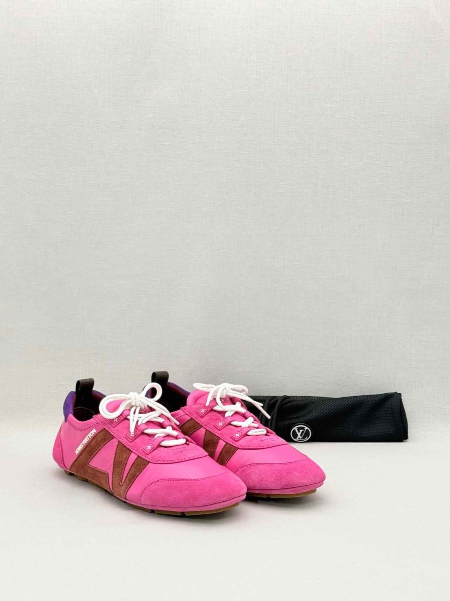 Pre-loved LOUIS VUITTON LV Sneakerina Pink Size EU 39 Sneakers at Reems Closet
