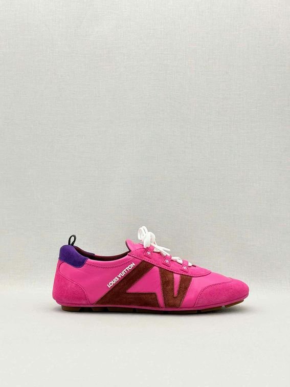 Pre-loved LOUIS VUITTON LV Sneakerina Pink Size EU 39 Sneakers at Reems Closet