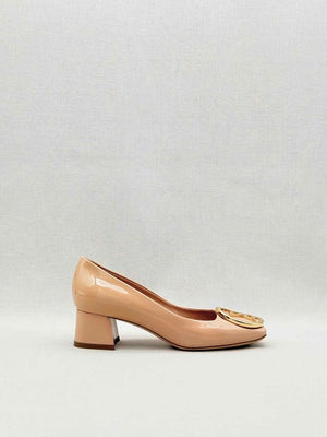 Pre-loved LOUIS VUITTON Madeleine Nude Size EU 35 Pumps at Reems Closet