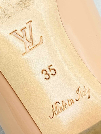 Pre-loved LOUIS VUITTON Madeleine Nude Size EU 35 Pumps at Reems Closet