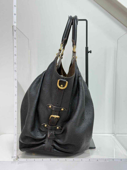 Pre-loved LOUIS VUITTON Mahina Black Monogram Hobo bag at Reems Closet
