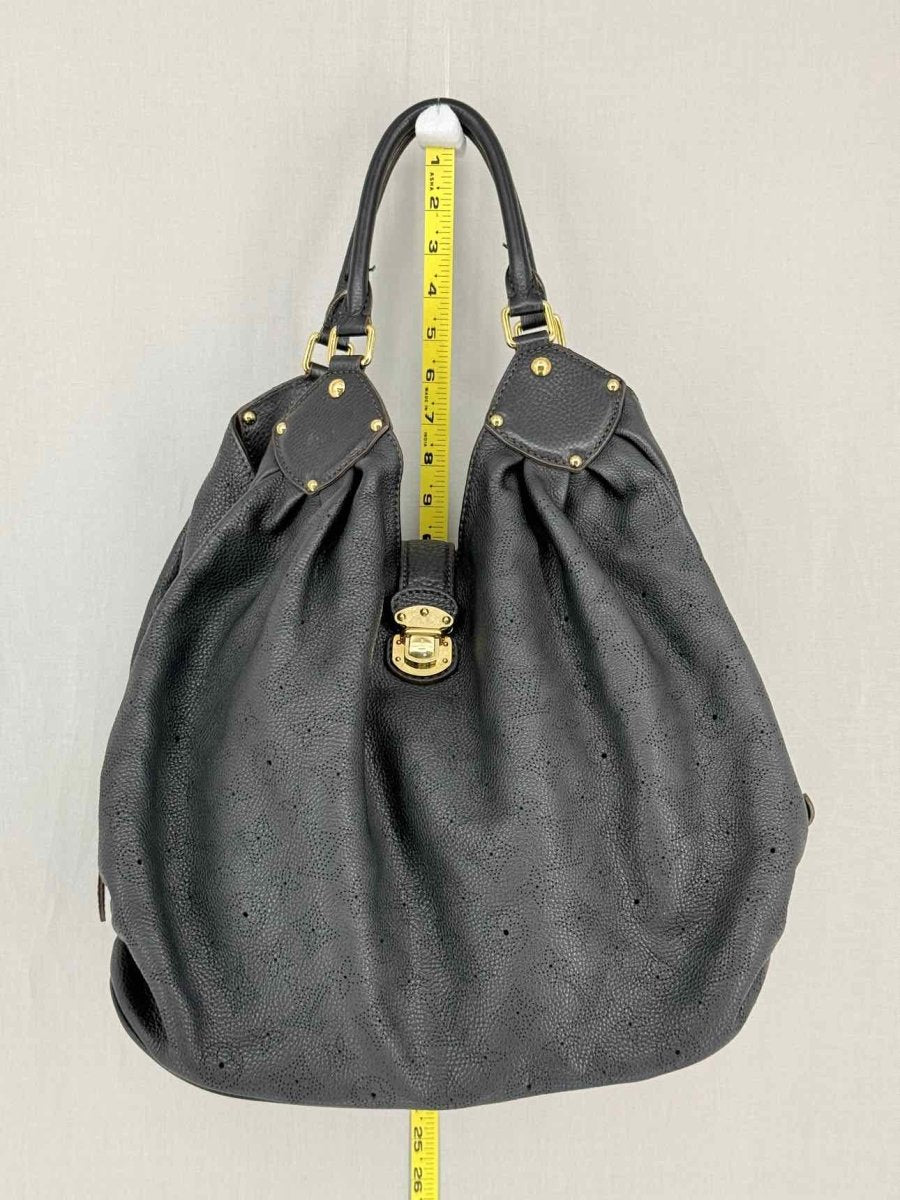 Pre-loved LOUIS VUITTON Mahina Surya Black Monogram Hobo bag at Reems Closet