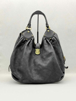 Pre-loved LOUIS VUITTON Mahina Surya Black Monogram Hobo bag at Reems Closet