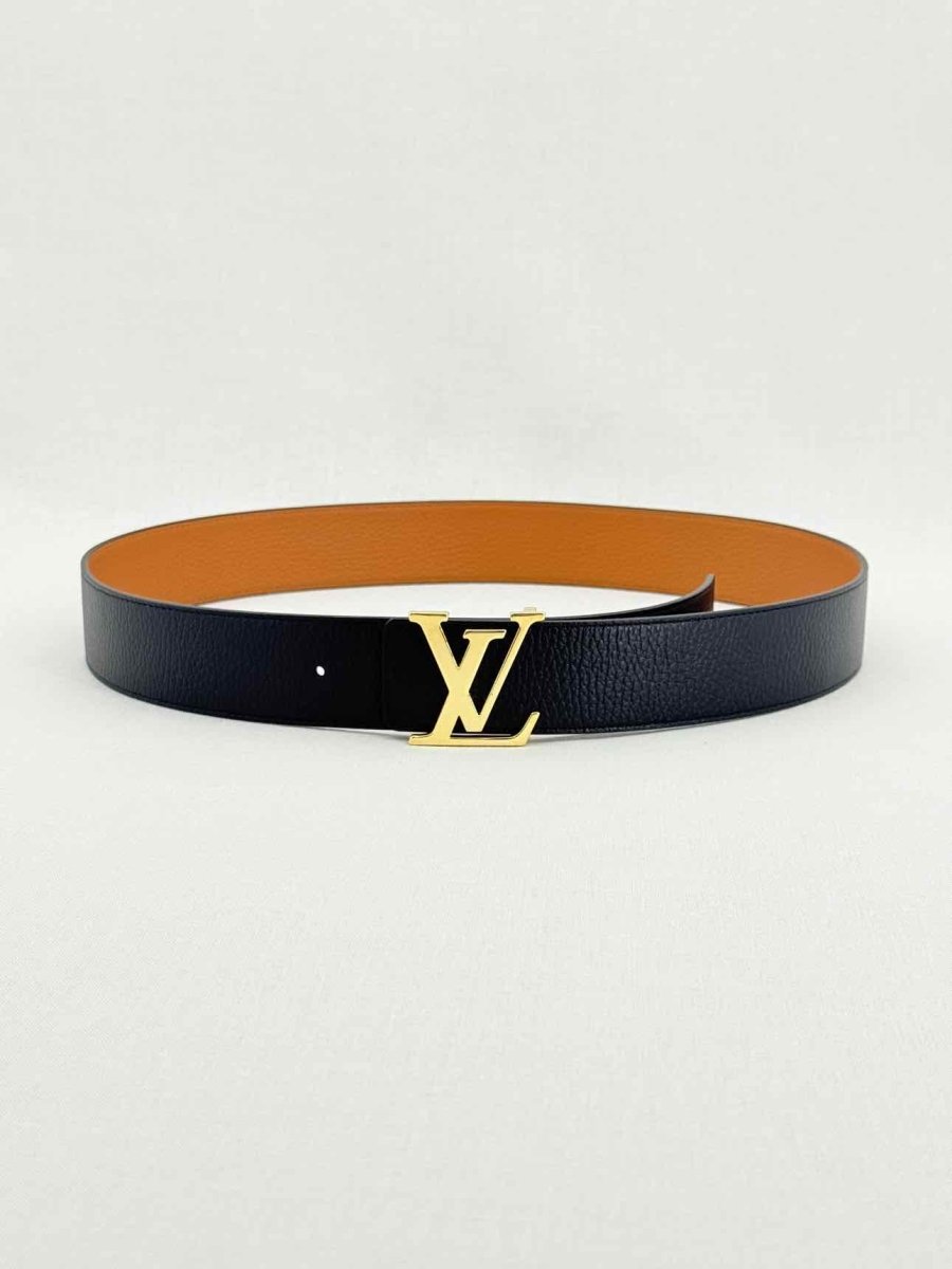 Pre - loved LOUIS VUITTON Men's Black Belt at Reems Closet