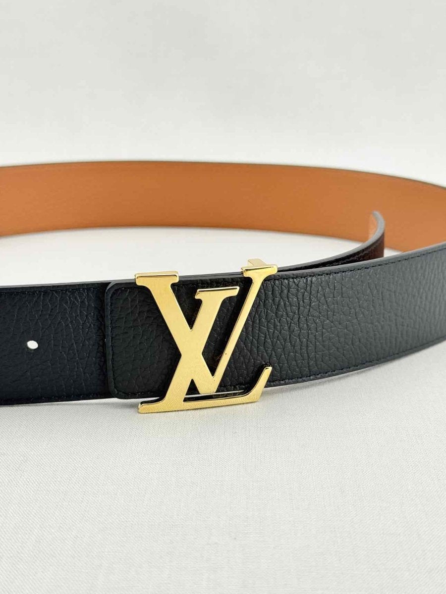 Pre - loved LOUIS VUITTON Men's Black Belt at Reems Closet