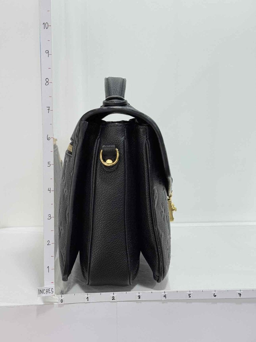 Pre - loved LOUIS VUITTON Metis Black Monogram Shoulder Bag at Reems Closet