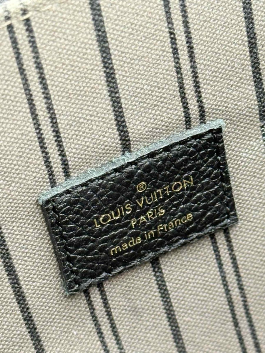 Pre - loved LOUIS VUITTON Metis Black Monogram Shoulder Bag at Reems Closet