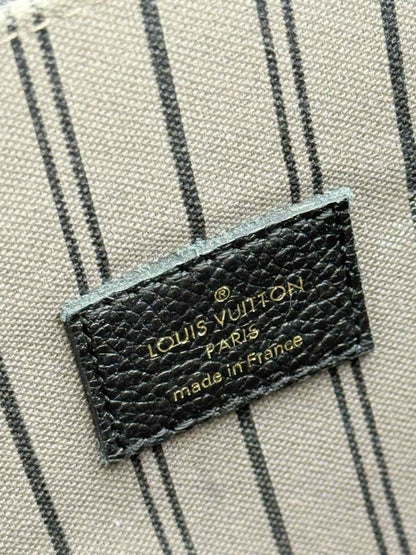 Pre - loved LOUIS VUITTON Metis Black Monogram Shoulder Bag at Reems Closet