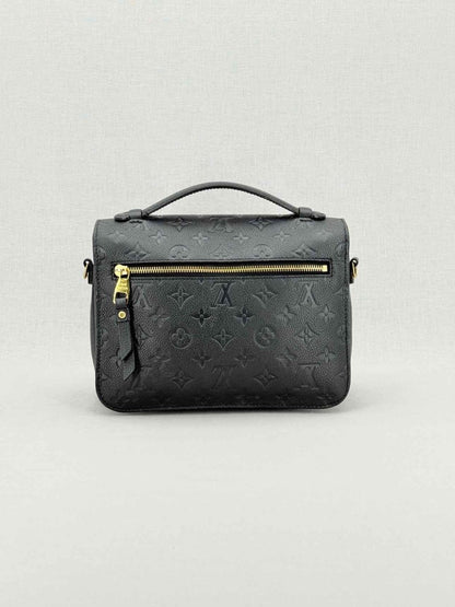 Pre - loved LOUIS VUITTON Metis Black Monogram Shoulder Bag at Reems Closet