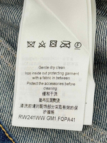 Pre - loved LOUIS VUITTON Monogram Patch Blue Size 44 Jeans at Reems Closet