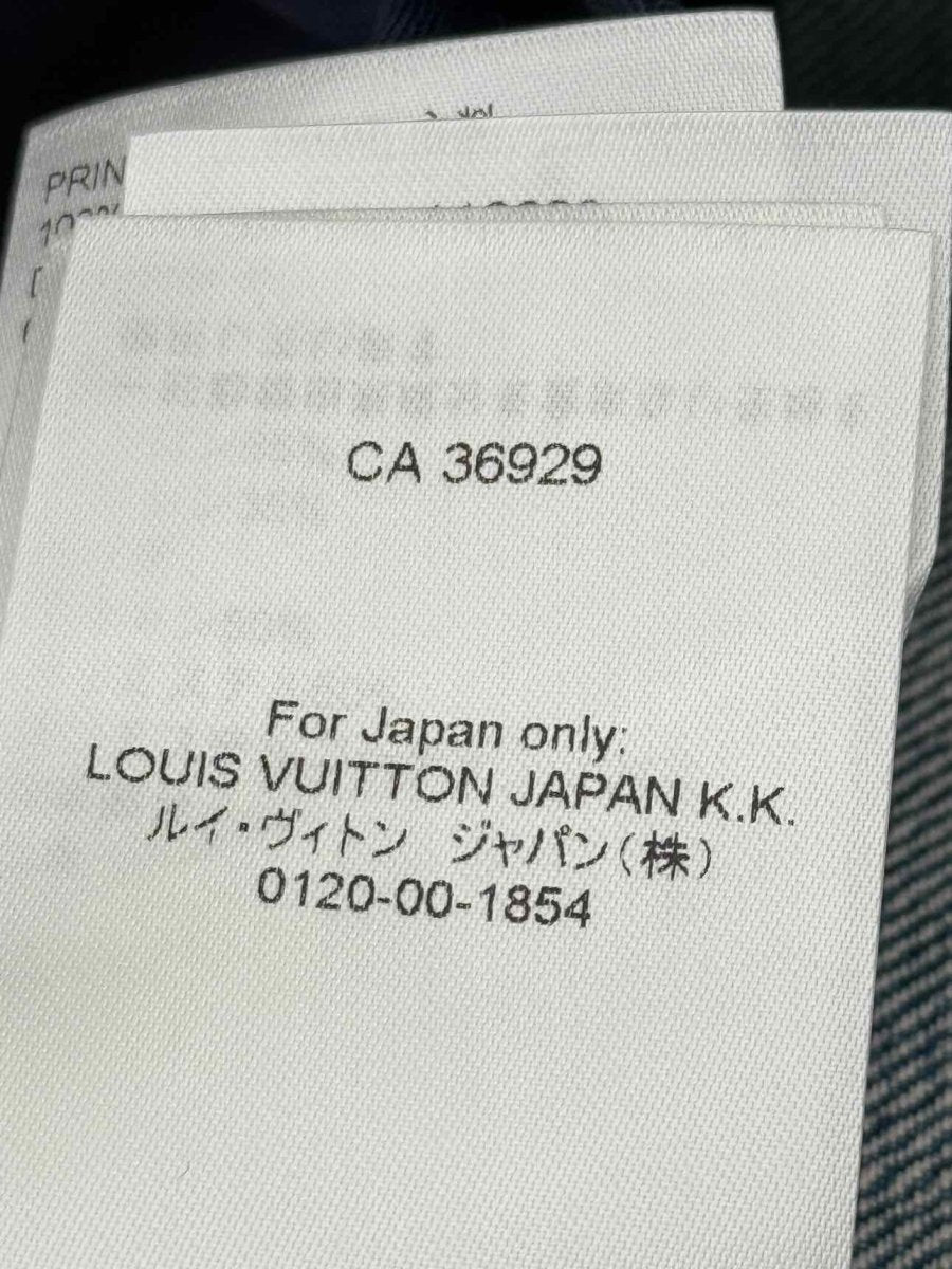 Pre - loved LOUIS VUITTON Monogram Patch Blue Size 44 Jeans at Reems Closet