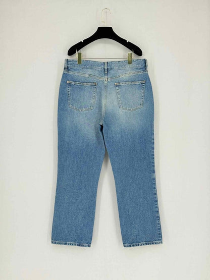 Pre - loved LOUIS VUITTON Monogram Patch Blue Size 44 Jeans at Reems Closet