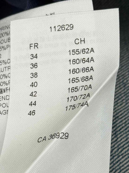 Pre - loved LOUIS VUITTON Monogram Patch Blue Size 44 Jeans at Reems Closet