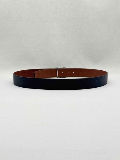 Pre - loved LOUIS VUITTON Navy Blue Belt at Reems Closet