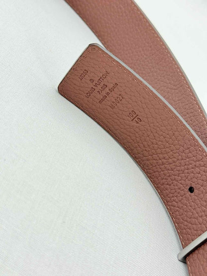 Pre - loved LOUIS VUITTON Navy Blue Belt at Reems Closet