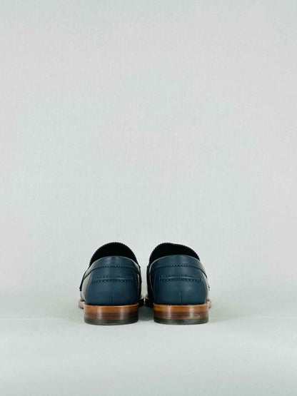 Pre - loved LOUIS VUITTON Navy Blue Size EU 42 Loafers at Reems Closet