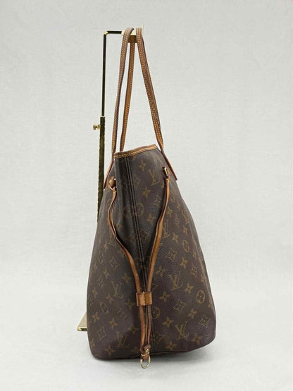 Pre - loved LOUIS VUITTON Neverfull Brown & Beige Monogram Tote Bag at Reems Closet