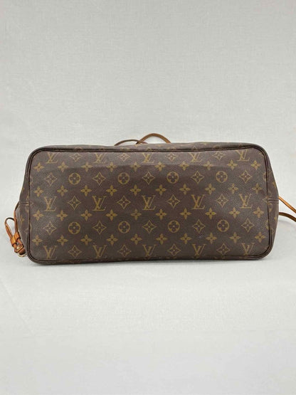 Pre - loved LOUIS VUITTON Neverfull Brown & Beige Monogram Tote Bag at Reems Closet