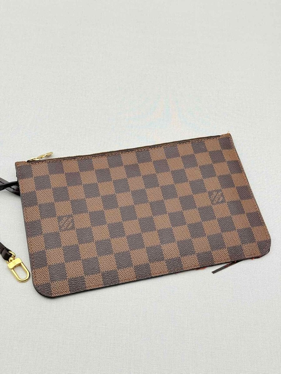 Pre-loved LOUIS VUITTON Neverfull Brown Damier Ebene Tote Bag at Reems Closet