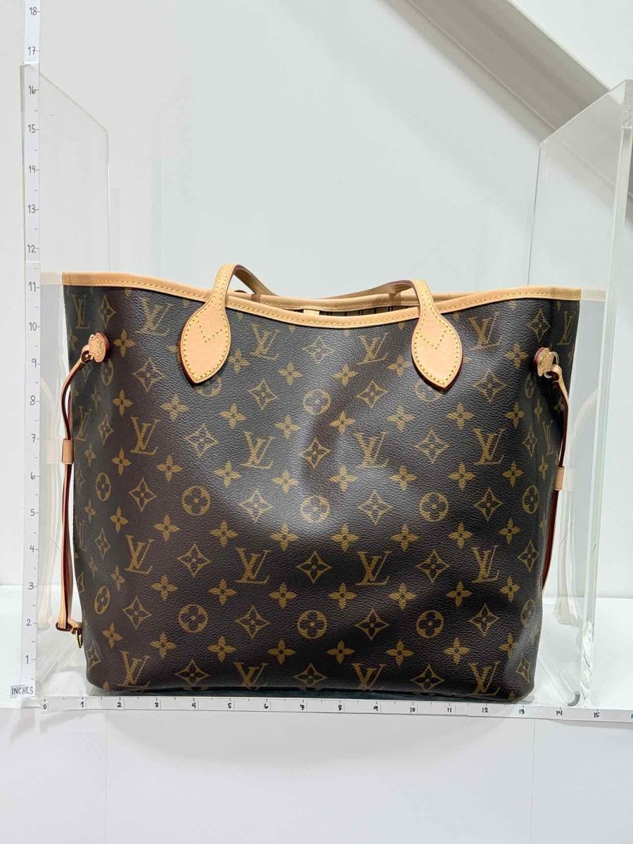 Pre-loved LOUIS VUITTON Neverfull Brown Monogram Tote Bag at Reems Closet