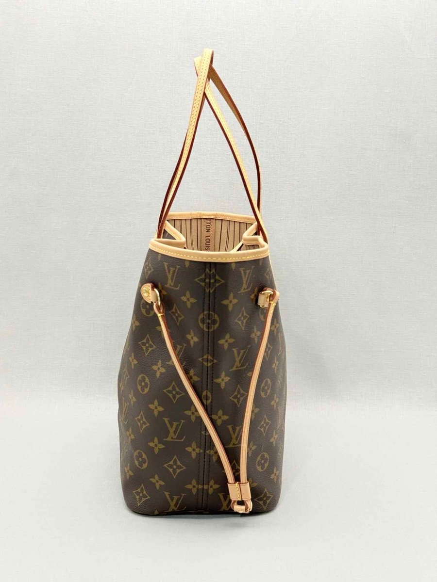 Pre-loved LOUIS VUITTON Neverfull Brown Monogram Tote Bag at Reems Closet