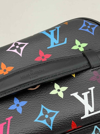 Pre - loved LOUIS VUITTON Nice Black Multicolor Vanity Case at Reems Closet