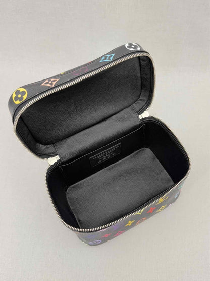 Pre - loved LOUIS VUITTON Nice Black Multicolor Vanity Case at Reems Closet