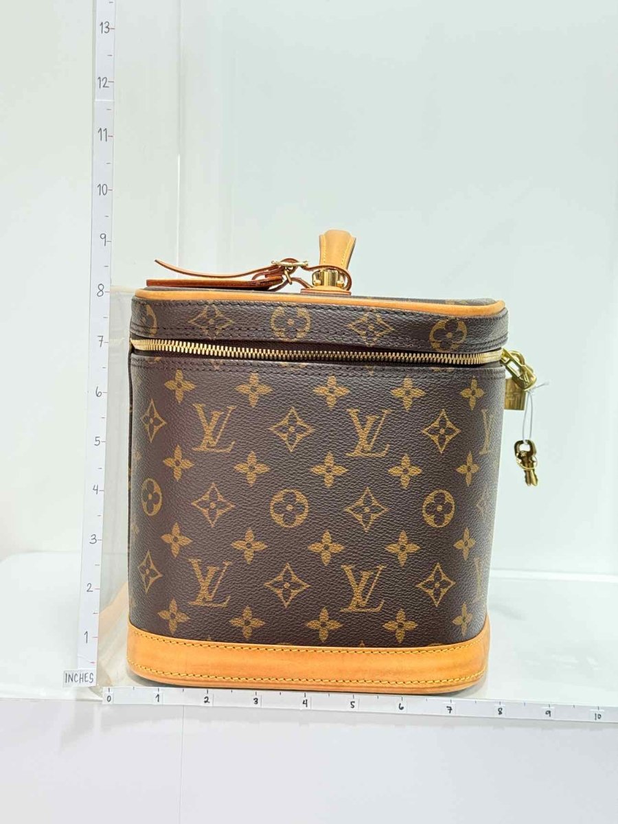 Pre - loved LOUIS VUITTON Nice Brown Monogram Vanity Case at Reems Closet