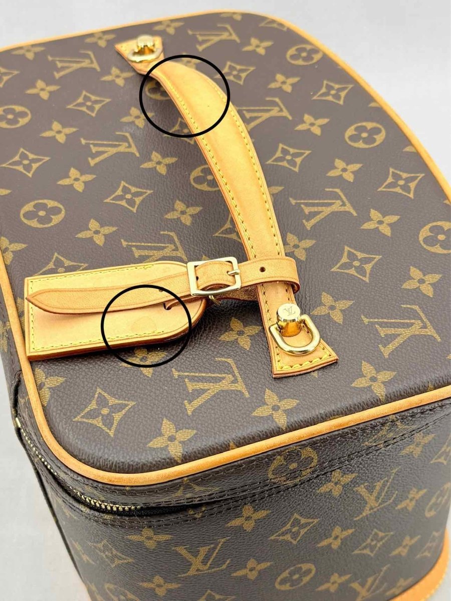Pre - loved LOUIS VUITTON Nice Brown Monogram Vanity Case at Reems Closet