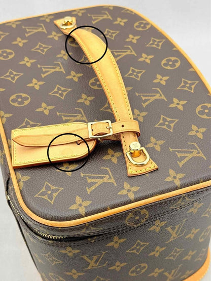 Pre - loved LOUIS VUITTON Nice Brown Monogram Vanity Case at Reems Closet