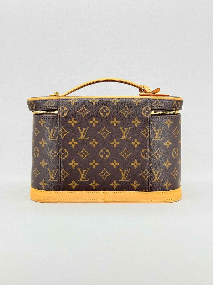 Pre - loved LOUIS VUITTON Nice Brown Monogram Vanity Case at Reems Closet
