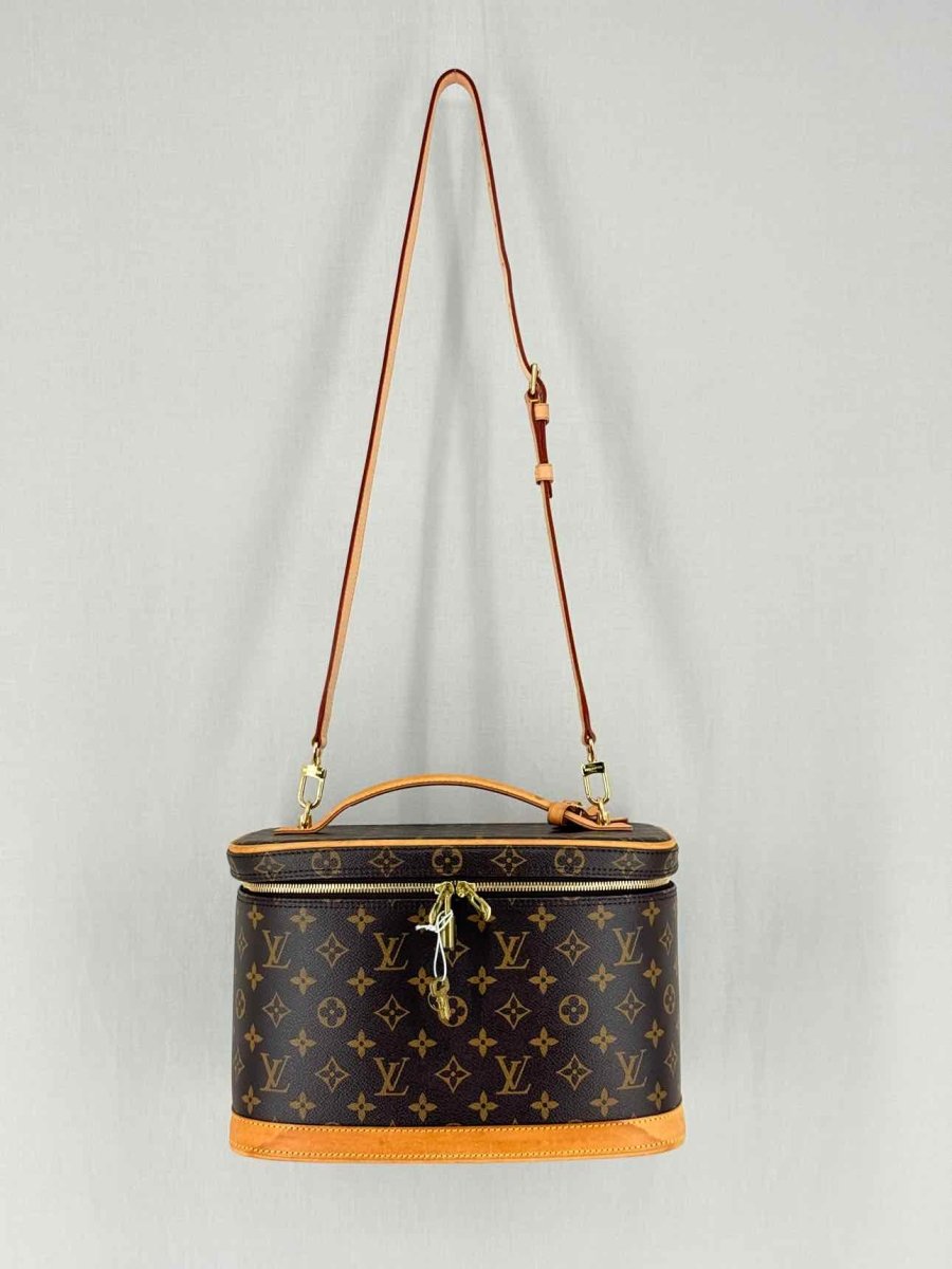 Pre - loved LOUIS VUITTON Nice Brown Monogram Vanity Case at Reems Closet