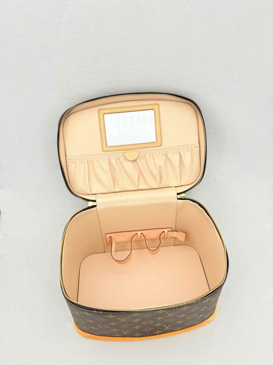 Pre - loved LOUIS VUITTON Nice Brown Monogram Vanity Case at Reems Closet