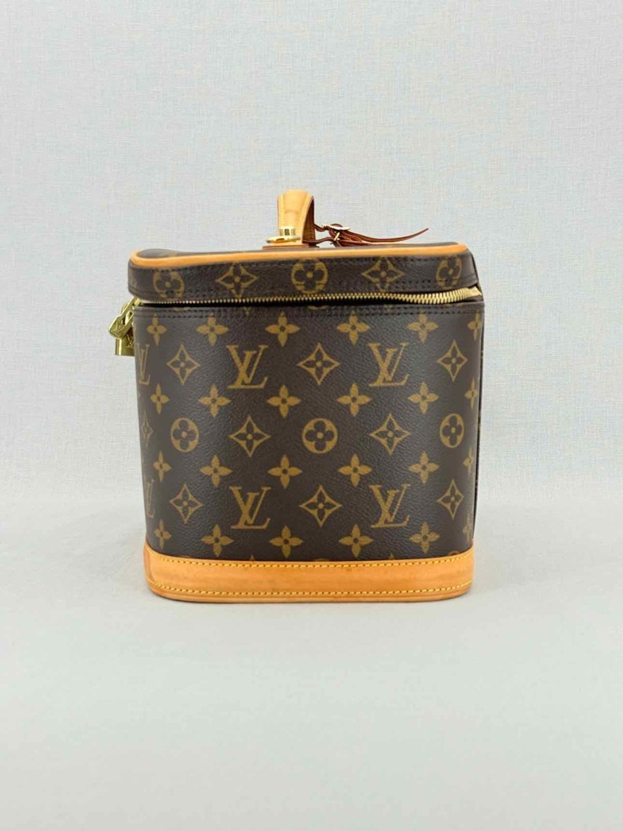 Pre - loved LOUIS VUITTON Nice Brown Monogram Vanity Case at Reems Closet
