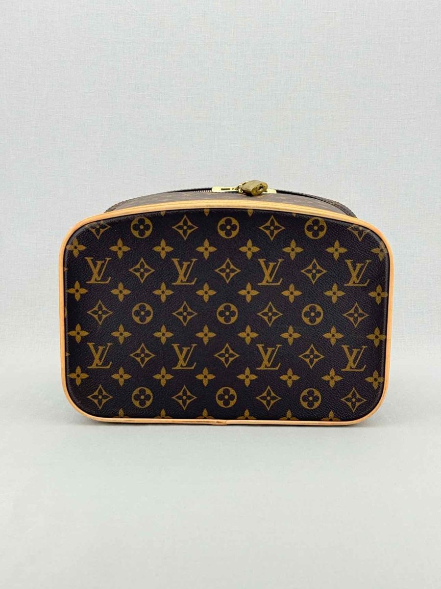 Pre - loved LOUIS VUITTON Nice Brown Monogram Vanity Case at Reems Closet