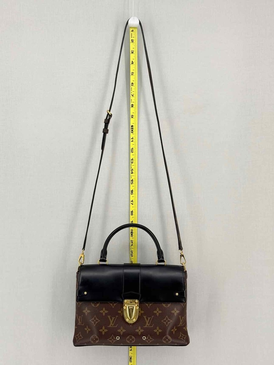 Pre-loved LOUIS VUITTON One Handle Brown & Black Top Handle at Reems Closet