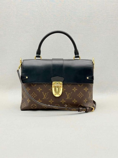 Pre-loved LOUIS VUITTON One Handle Brown & Black Top Handle at Reems Closet