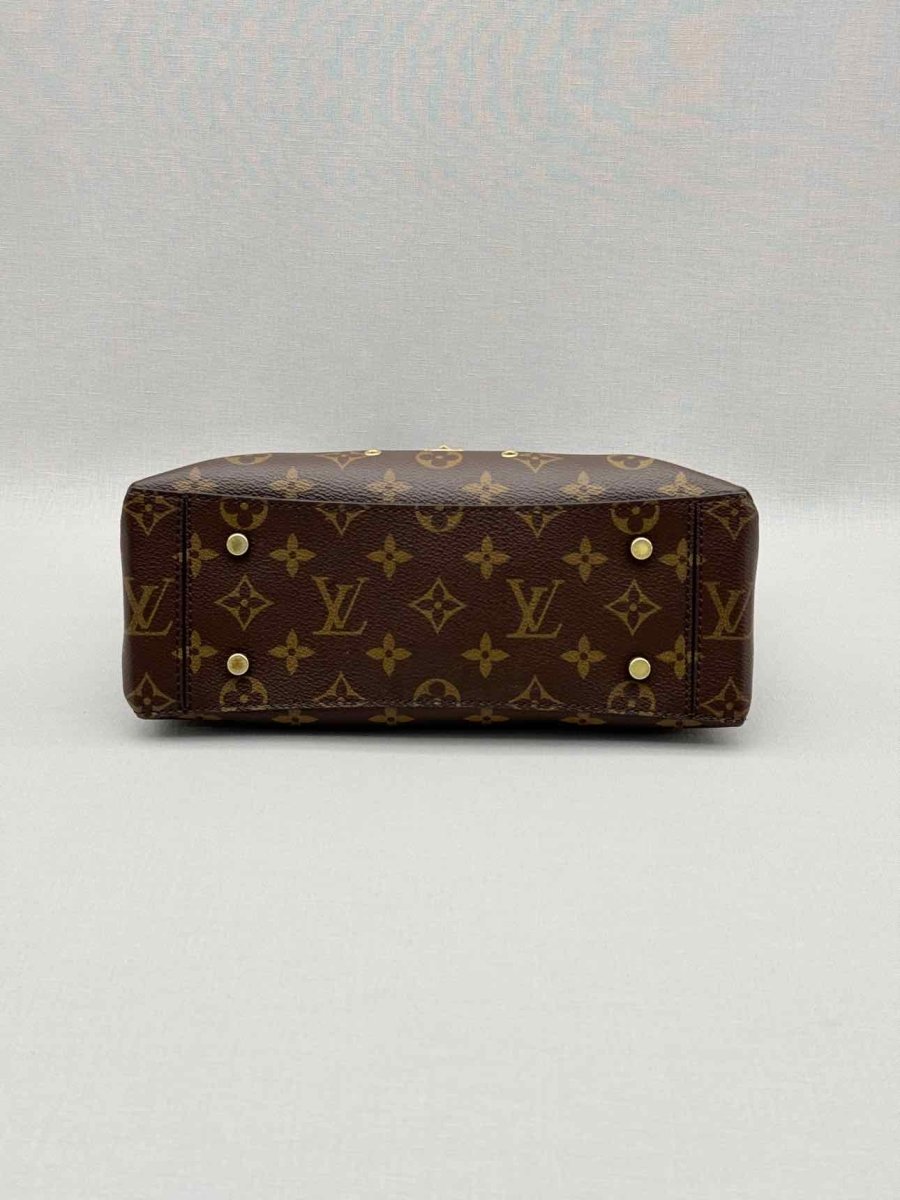 Pre-loved LOUIS VUITTON One Handle Brown & Black Top Handle at Reems Closet