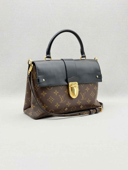 Pre-loved LOUIS VUITTON One Handle Brown & Black Top Handle at Reems Closet