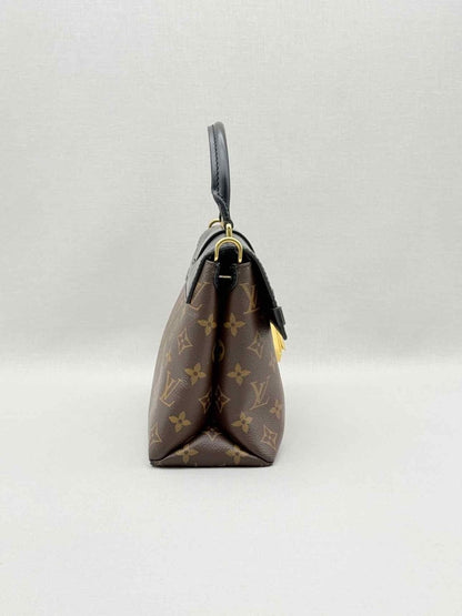 Pre-loved LOUIS VUITTON One Handle Brown & Black Top Handle at Reems Closet