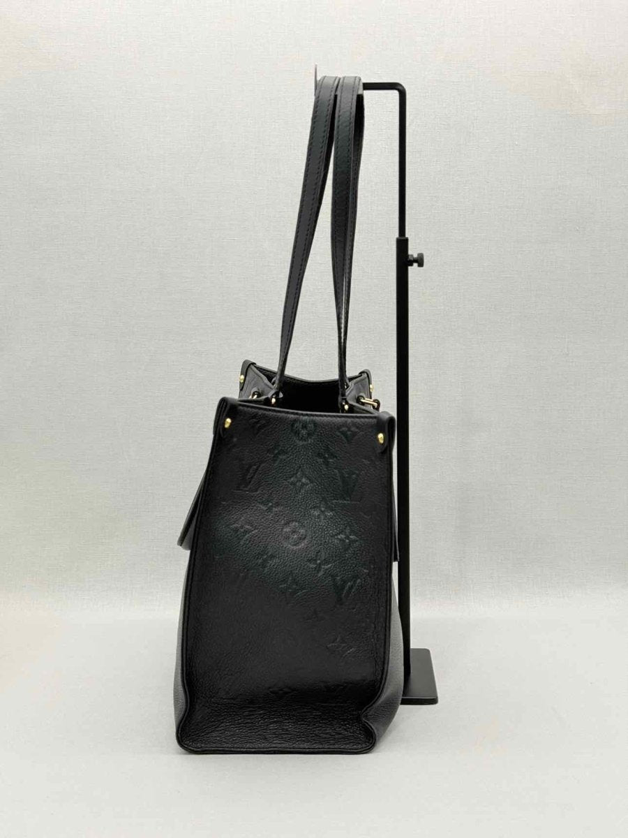 Pre-loved LOUIS VUITTON Onthego Black Tote Bag at Reems Closet