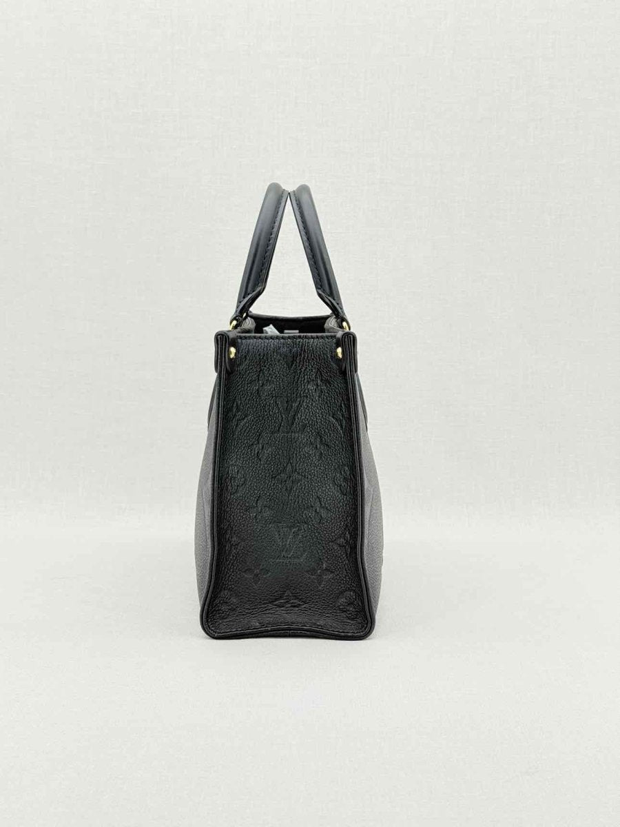 Pre - loved LOUIS VUITTON Onthego Black Tote Bag at Reems Closet